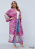 Women's Chic Plus Size India Boho Kimono Dress